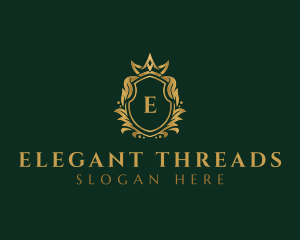 Luxury Royal Crest Shield logo design