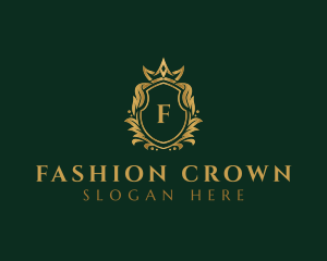 Luxury Royal Crest Shield logo design