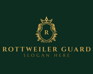 Luxury Royal Crest Shield logo design