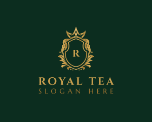 Luxury Royal Crest Shield logo design