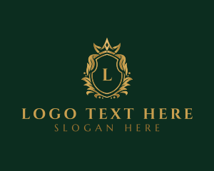 Victorian - Luxury Royal Crest Shield logo design