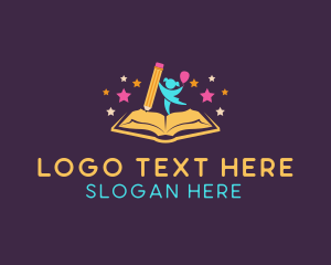 Book - Child Learning Center logo design