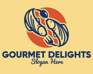 Seafood Fish Restaurant  logo design