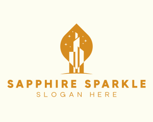 Luxury Sparkling Tower logo design