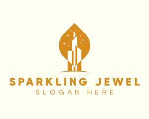 Luxury Sparkling Tower logo design