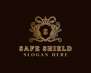 Royalty Shield Crest logo design