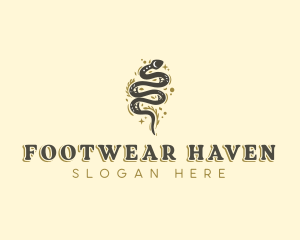 Floral Boho Serpent Logo