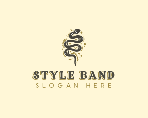 Floral Boho Serpent Logo