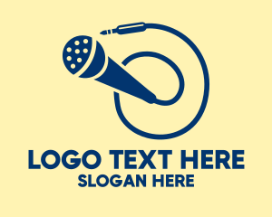 Song - Generic Microphone Cord logo design