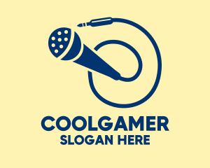 Sing - Generic Microphone Cord logo design