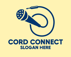 Cord - Generic Microphone Cord logo design