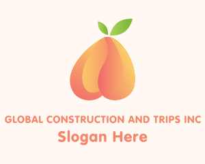 Gradient Tropical Peach Logo