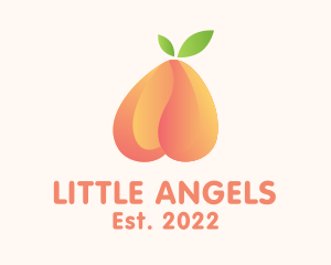 Juicy - Gradient Tropical Peach logo design