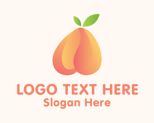 Gradient Tropical Peach Logo