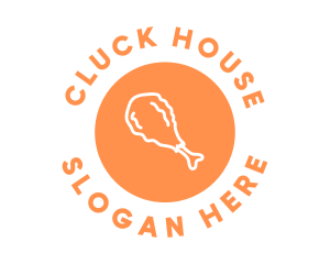 Chicken - Fried Chicken Drumstick logo design
