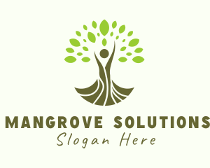 Mangrove Human Environmentalist logo design