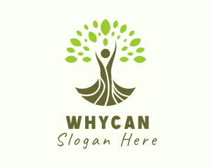 Healthy Lifestyle - Mangrove Human Environmentalist logo design