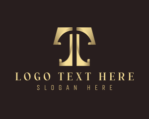 Corporation - Elegant Business Boutique Letter T logo design