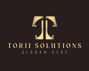 Elegant Business Boutique Letter T logo design