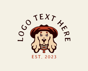 Pet Store - Cocker Spaniel Dog Hat logo design