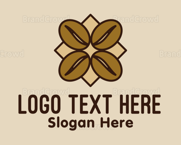 Coffee Bean Roaster Logo