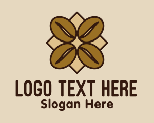 Pour Over - Coffee Bean Roaster logo design
