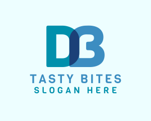 Digital Letter DB Monogram Logo