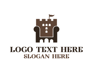 Flag - Castle Armchair Furniture logo design