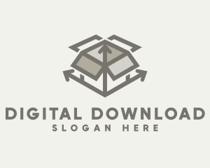 Download - Delivery Box Arrow logo design