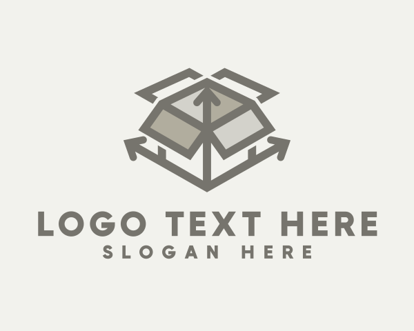 Download - Delivery Box Arrow logo design