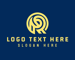 Letter R - Professional Monoline Letter R Business logo design