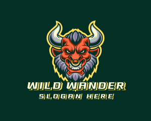 Wild Bull Gaming logo design