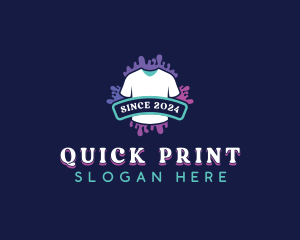 Printing Shirt Clothing logo design