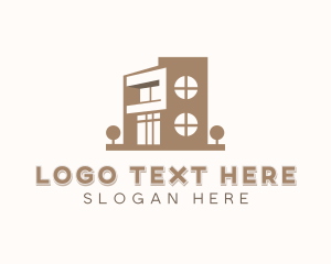 Residential - Property Architect Contractor logo design