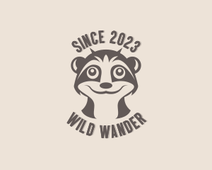 Wild Safari Meerkat logo design