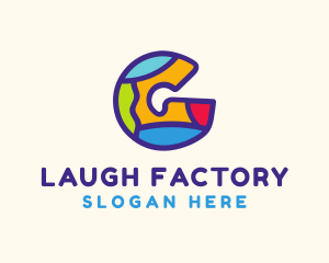 Comedy - Fun Puzzle Letter G logo design