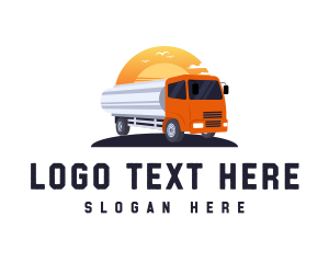 Industrial Transport Truck Logo