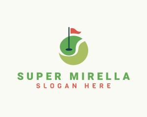 Golf Contest - Sports Golf Ball Tournament logo design