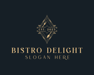 Fine Dining Restaurant Cutlery logo design