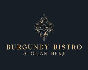 Fine Dining Restaurant Cutlery logo design