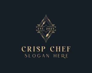 Fine Dining Restaurant Cutlery logo design