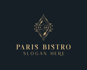 Fine Dining Restaurant Cutlery logo design