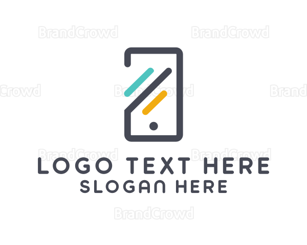 Abstract Mobile Phone Logo