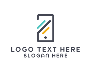 Computer - Abstract Mobile Phone logo design