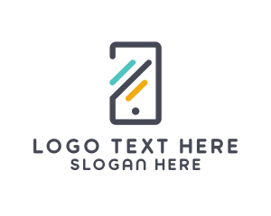 Digital Marketing - Abstract Mobile Phone logo design