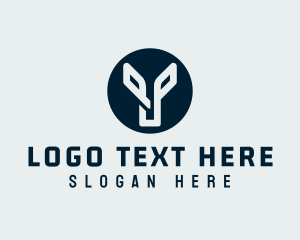 Letter Ga - Consulting Firm Letter Y logo design