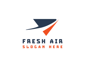 Paper Plane Flight logo design