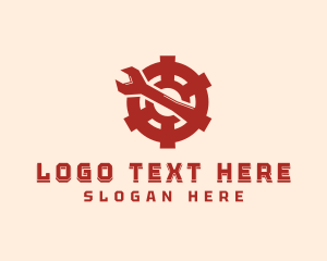 Wrench - Mechanical Tool Wrench logo design