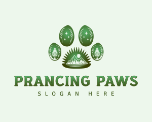 Paw Outdoor Wildlife logo design