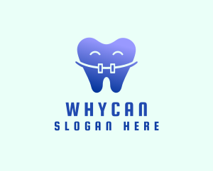 Dentist Tooth Braces Logo